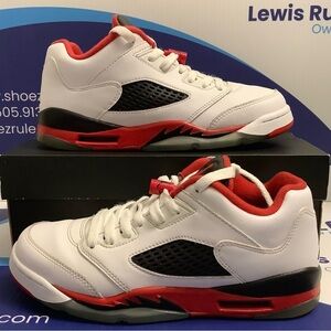 Air Jordan 5 Low Fire Red Kids Size 6y